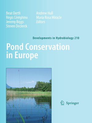cover image of Pond Conservation in Europe